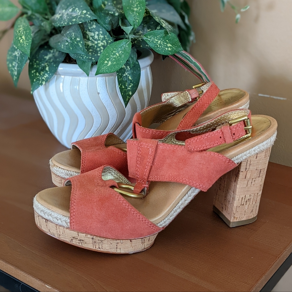 Coach Valeaan Suede Sandals - Picture 4 of 6
